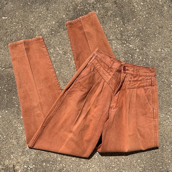 Vintage Denim - Vintage Rockies high rise wedgie fit orange jeanS